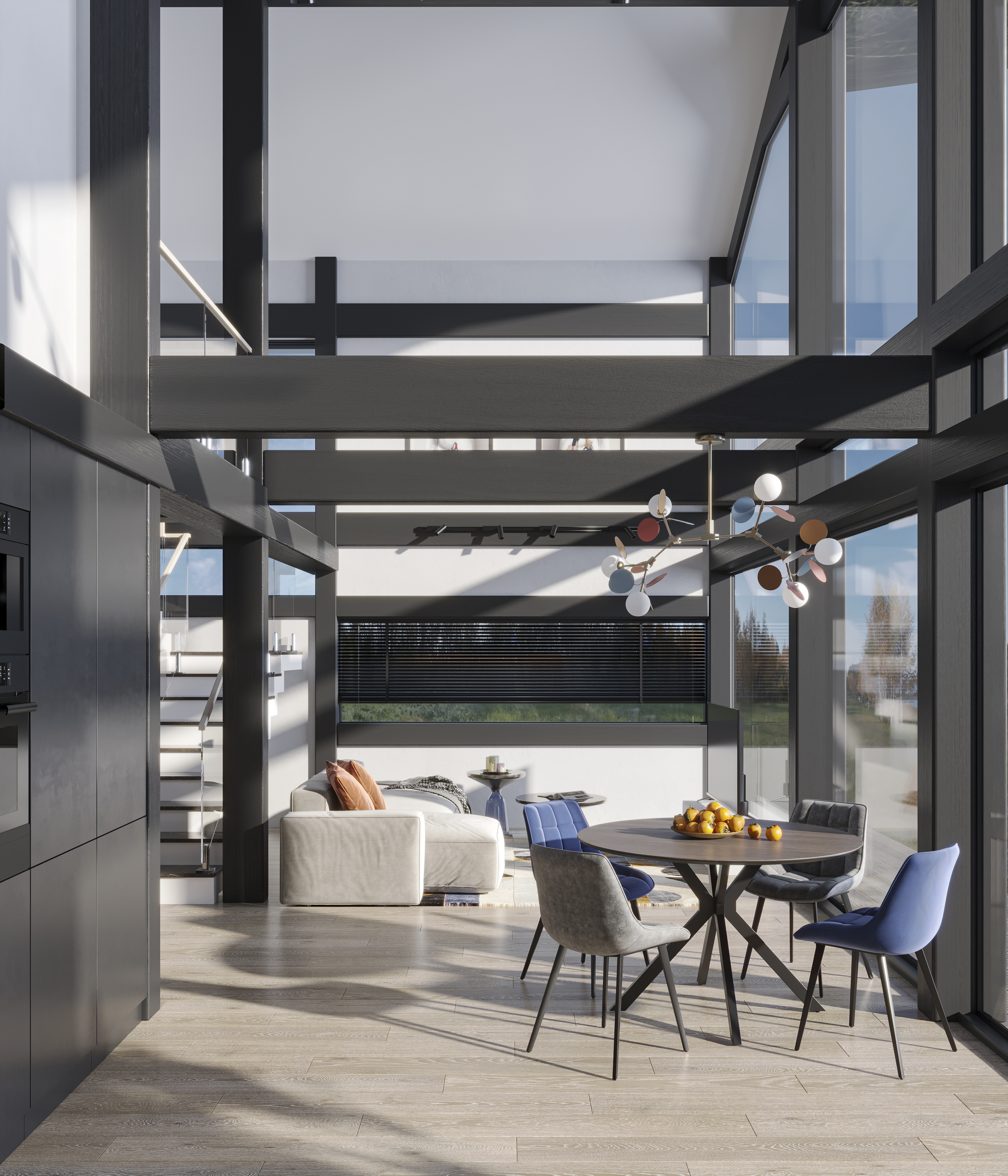 Дом из бруса Фахверк VZ-557